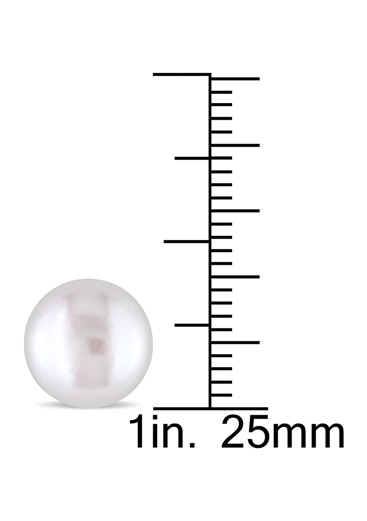 9-10MM Cultured Freshwater Pearl Stud Earrings in 10k Yellow Gold