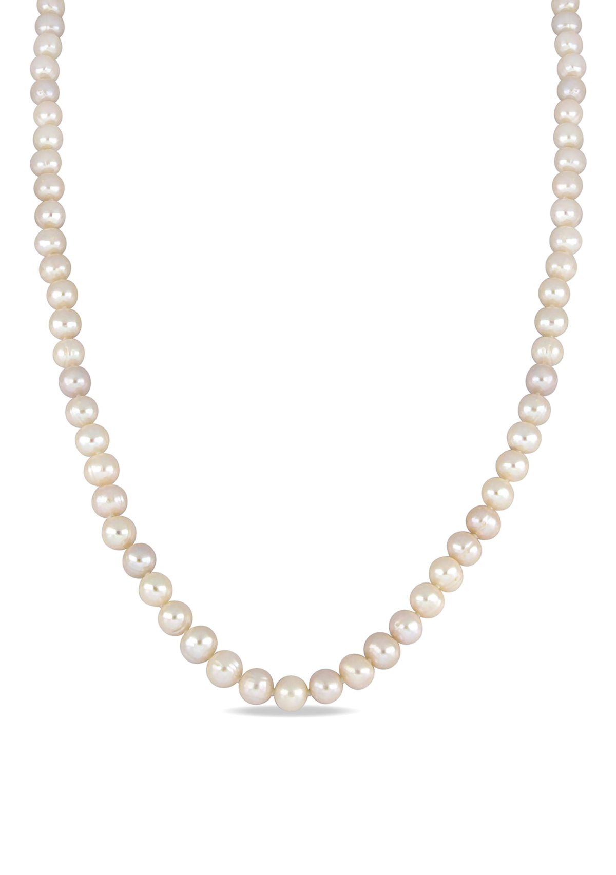 7.5-8MM Cultured Freshwater Pearl 36" Endless Strand Necklace