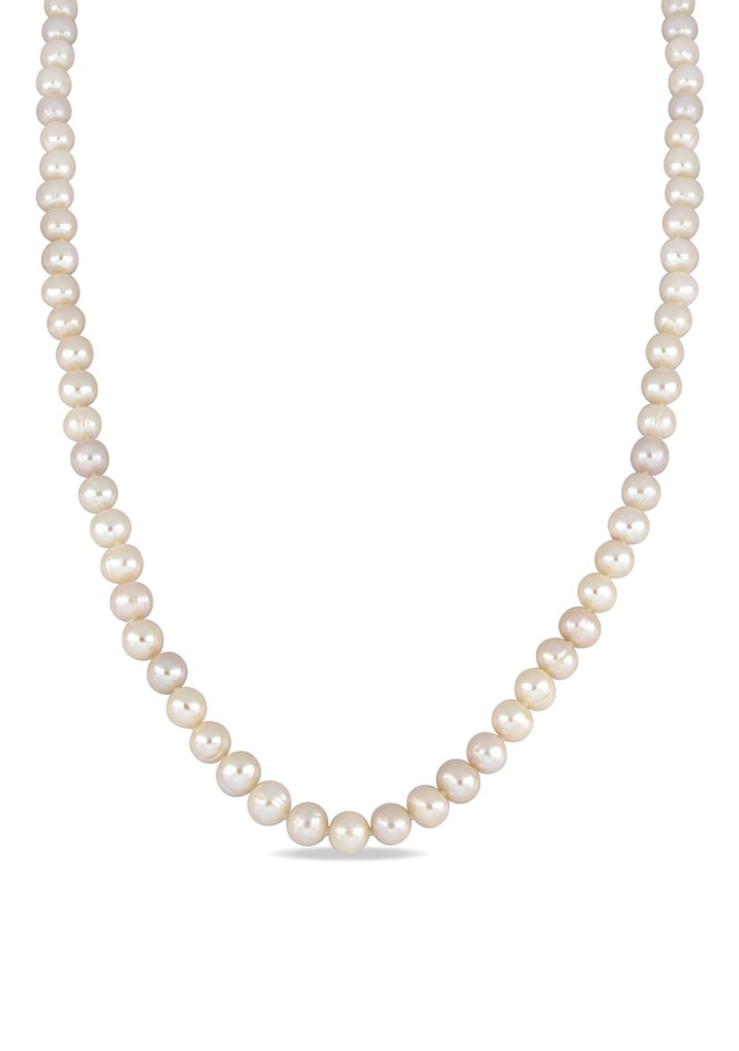 7.5-8MM Cultured Freshwater Pearl 36" Endless Strand Necklace