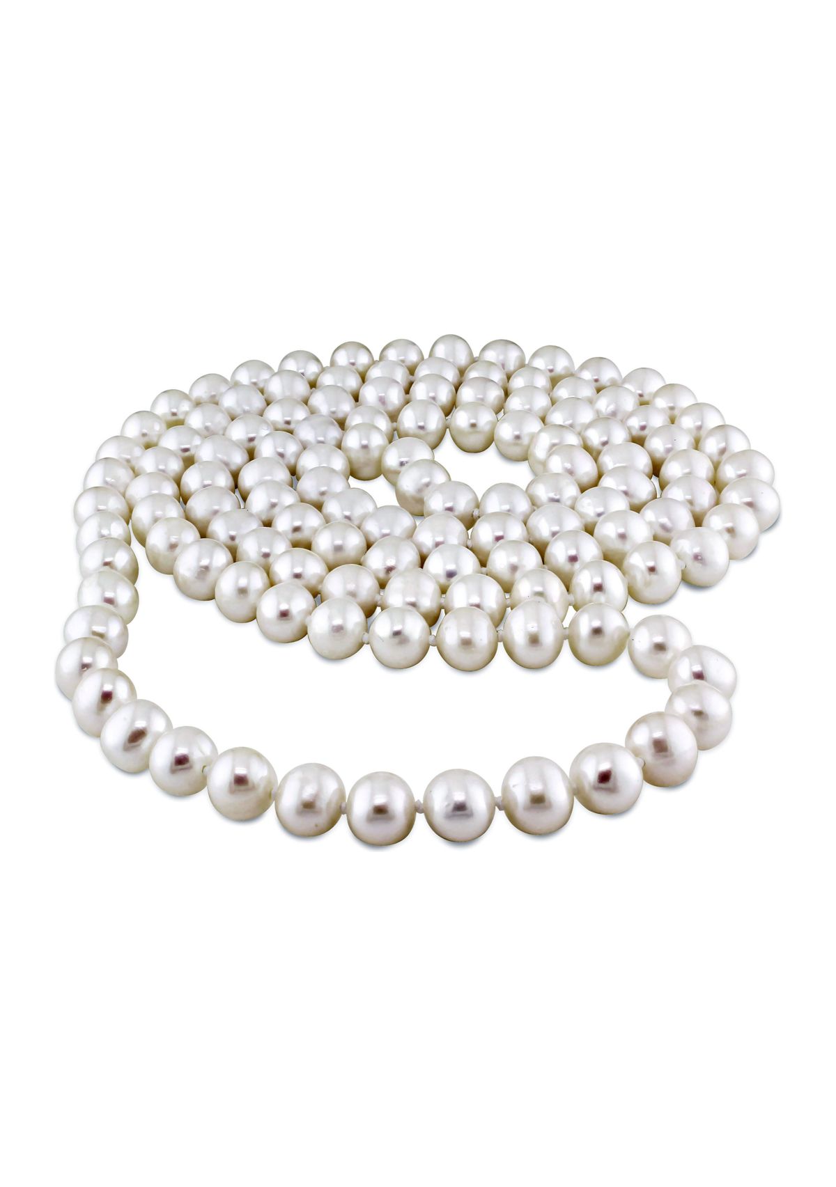 7.5-8MM Cultured Freshwater Pearl 36" Endless Strand Necklace