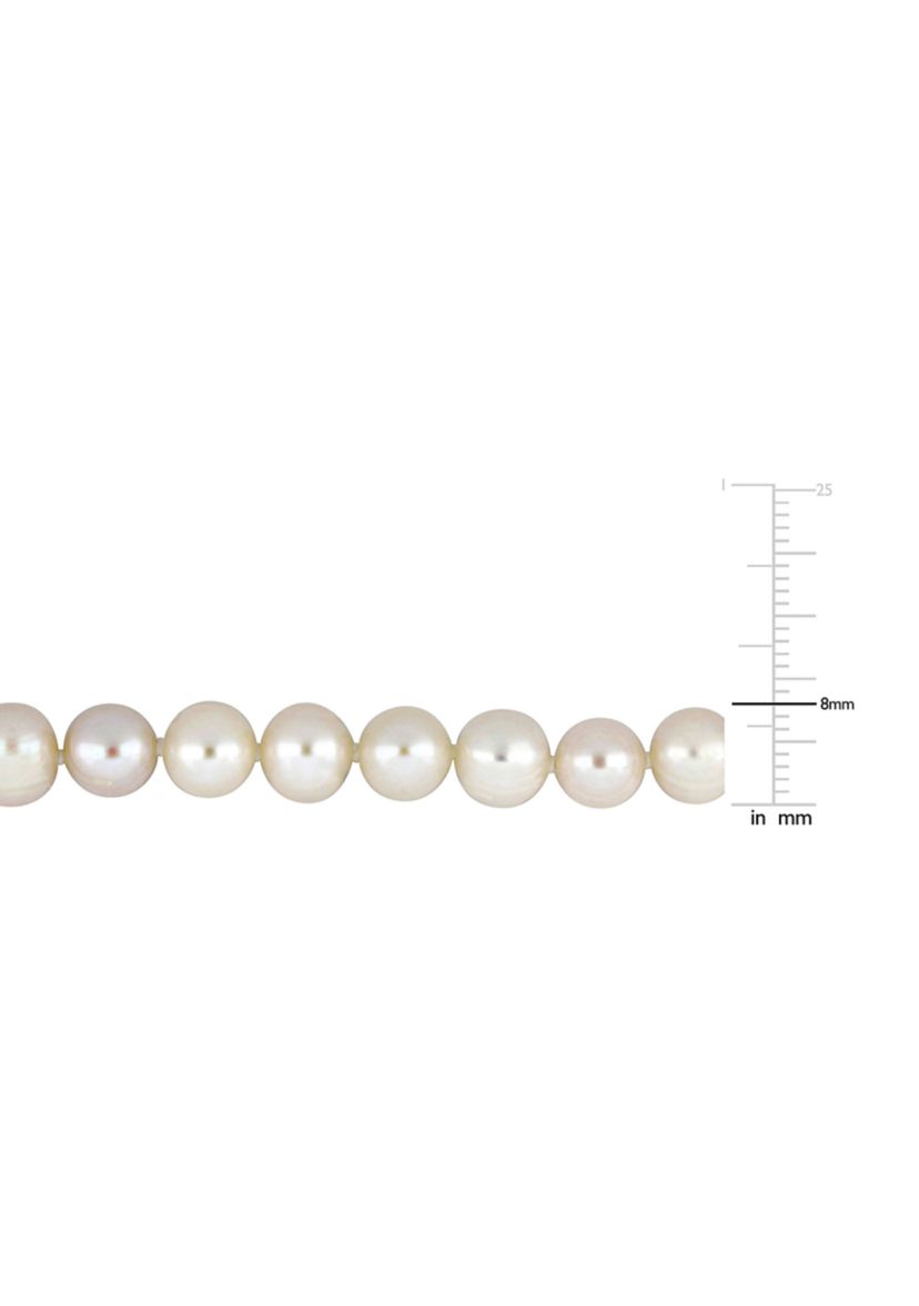 7.5-8MM Cultured Freshwater Pearl 36" Endless Strand Necklace