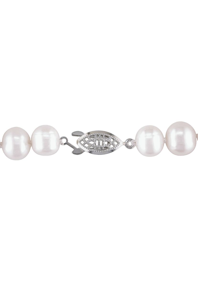 9-10MM Freshwater Cultured Pearl 18" Strand Necklace