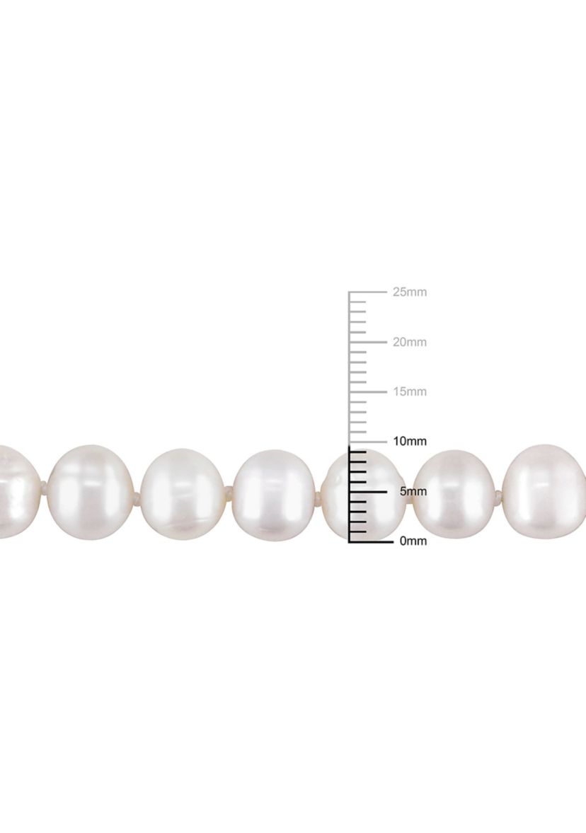 9-10MM Freshwater Cultured Pearl 18" Strand Necklace