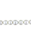 South Sea Pearl Graduated 18" Strand Necklace with 14k Yellow Gold Diamond Clasp
