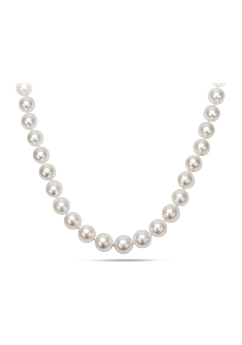10-13MM South Sea Pearl Graduated 18" Strand Necklace with 14k Yellow Gold Clasp