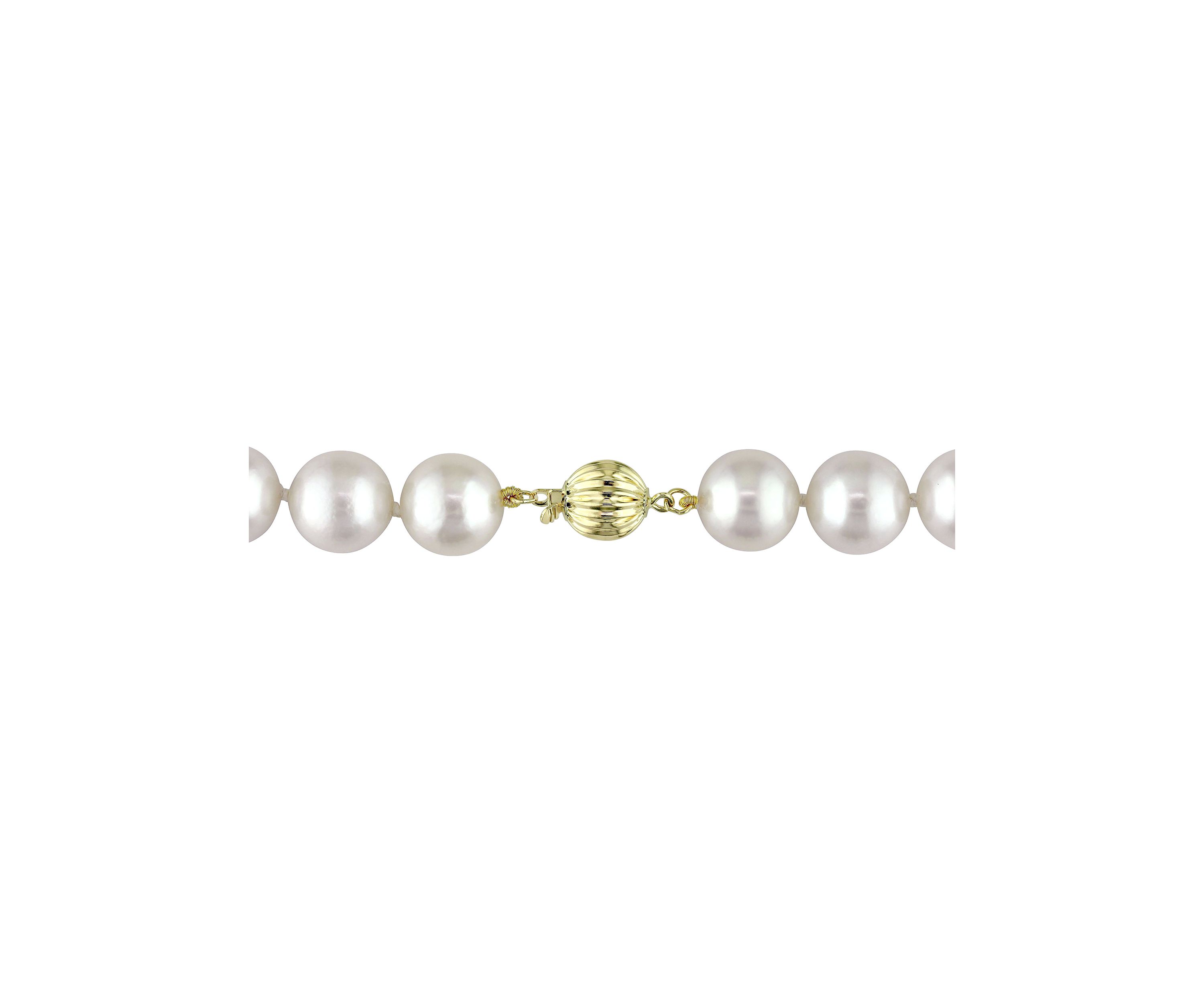10-13MM South Sea Pearl Graduated 18" Strand Necklace with 14k Yellow Gold Clasp