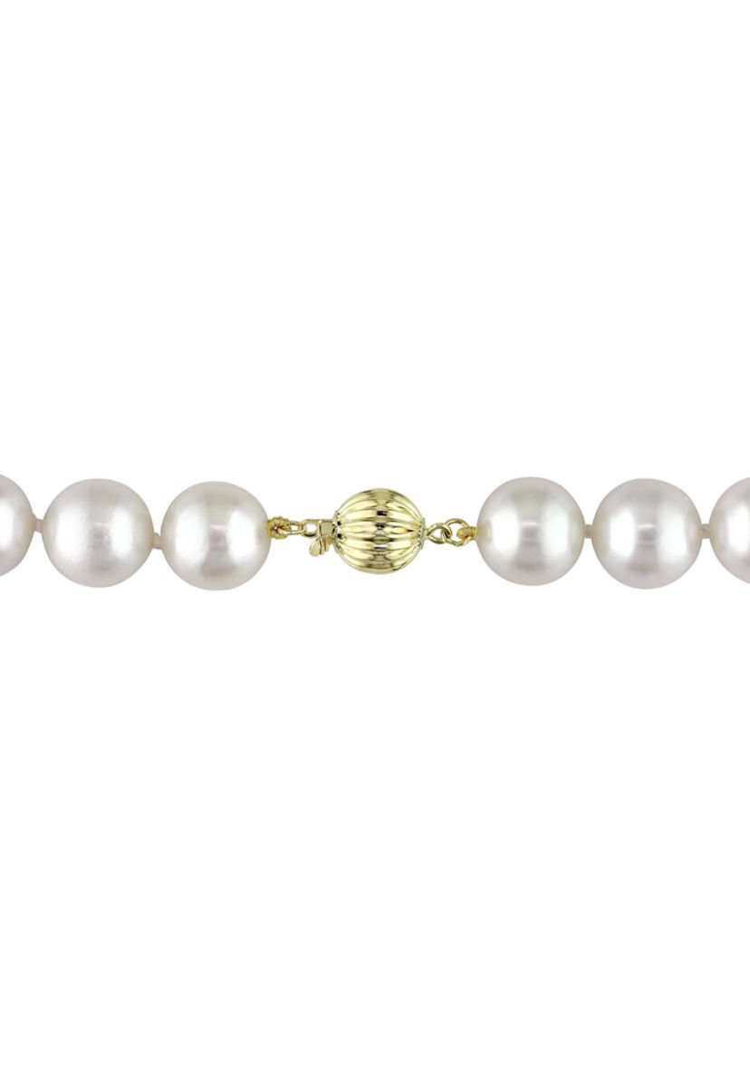10-13MM South Sea Pearl Graduated 18" Strand Necklace with 14k Yellow Gold Clasp
