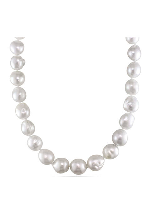 South Sea Pearl 18" Strand Necklace with 14k Yellow Gold Clasp