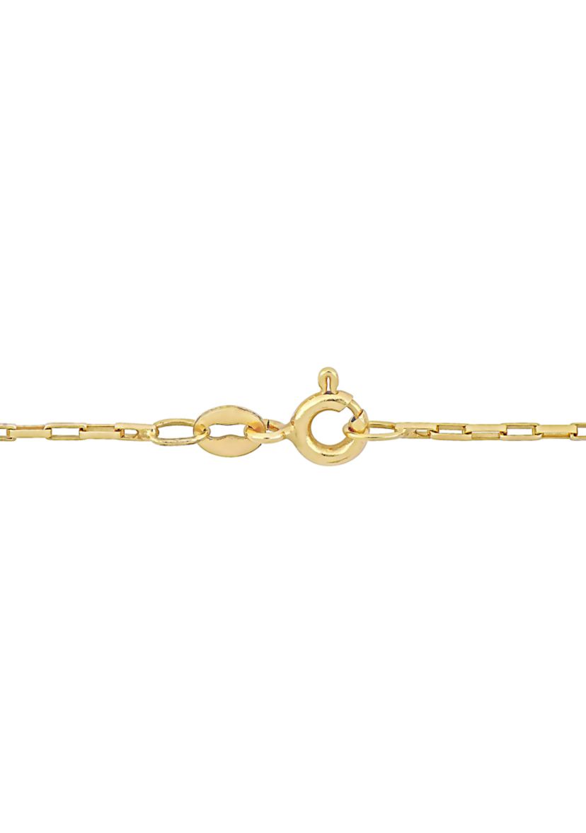 14.5-15MM Freshwater Cultured Pearl and Diamond Accent Necklace in 14K Yellow Gold