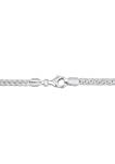 Sterling Silver Foxtail Chain Bracelet, 9"