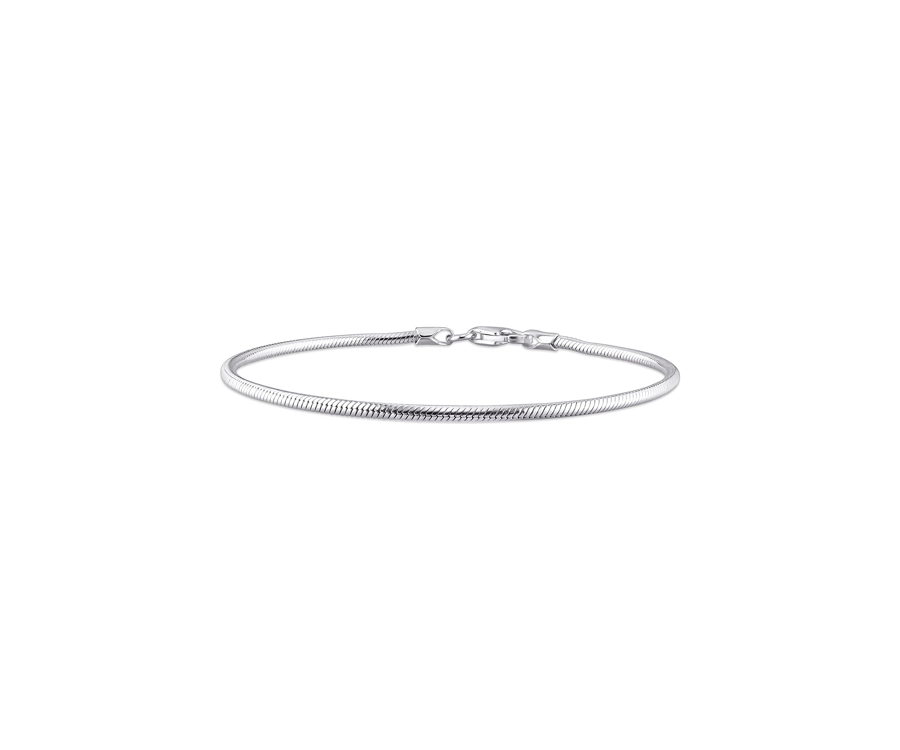 Sterling Silver 1.9mm Snake Chain Bracelet, 7.5"