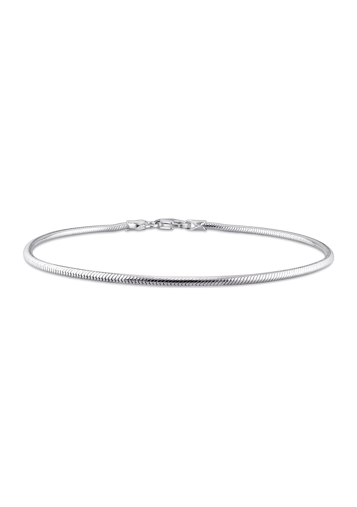 Sterling Silver 1.9mm Snake Chain Bracelet, 9"