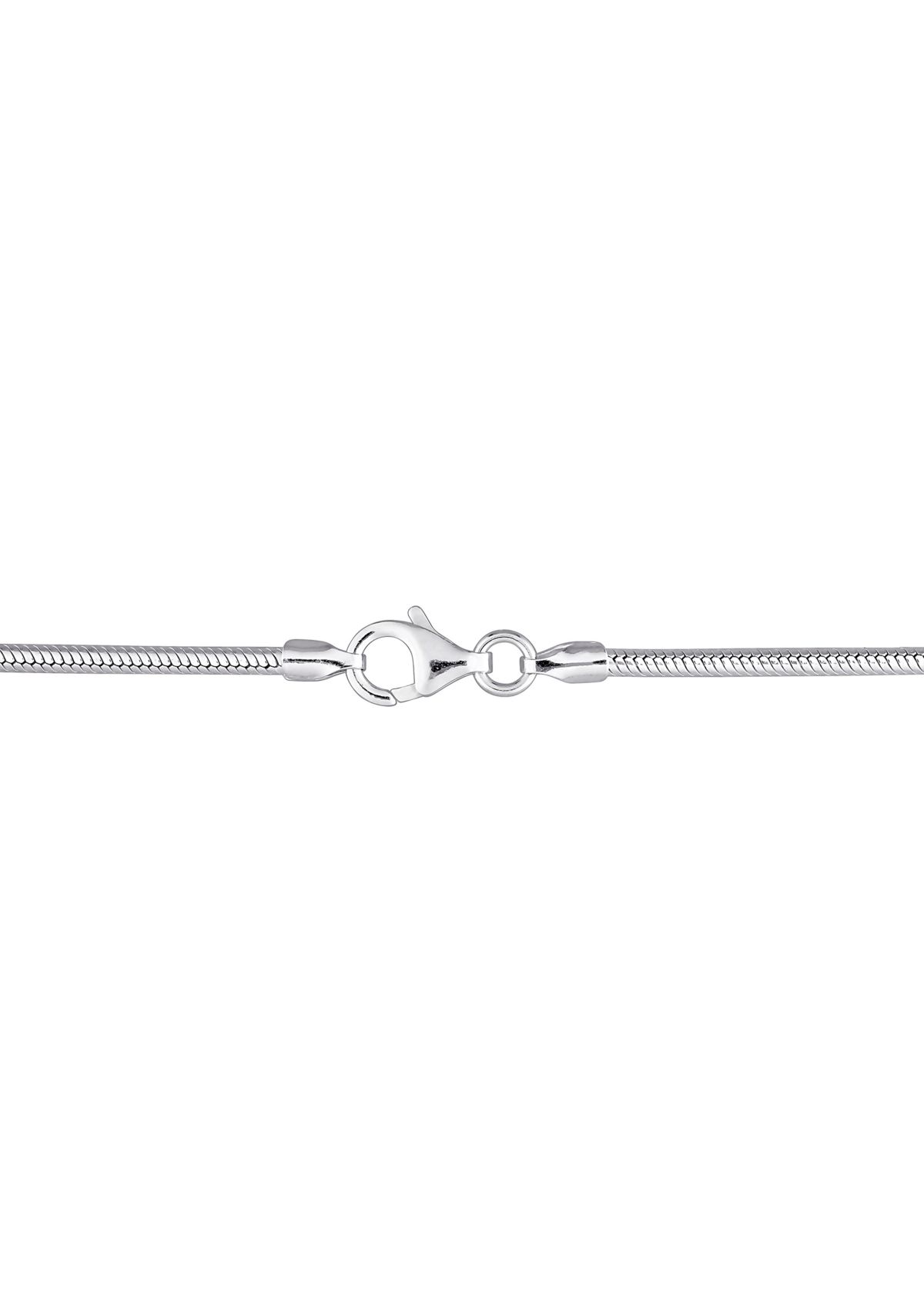 Sterling Silver 1.9mm Snake Chain Bracelet, 9"