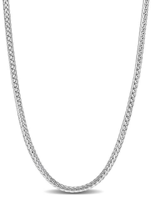 Belk & Co. Sterling Silver Foxtail Chain Necklace