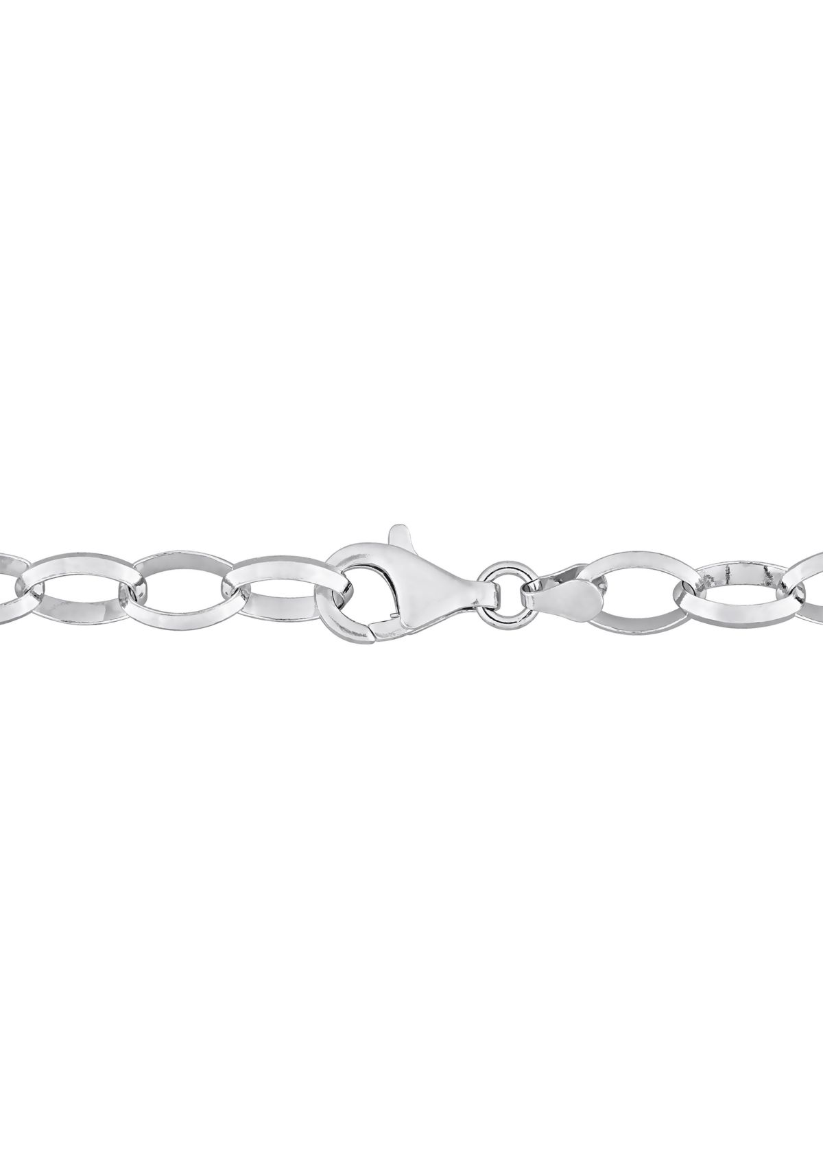 Sterling Silver Rolo Chain Bracelet, 7.5"