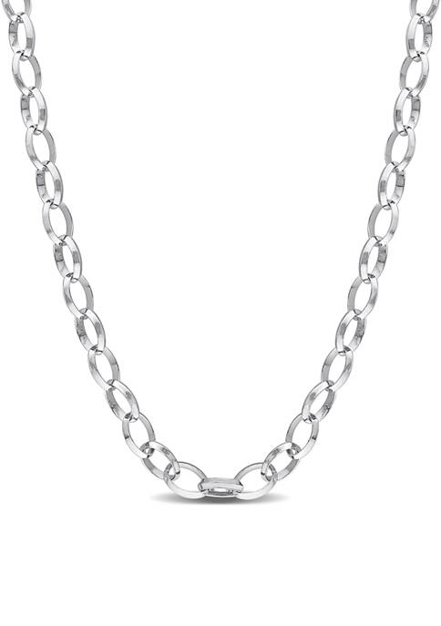 Belk & Co. Sterling Silver Rolo Chain Necklace