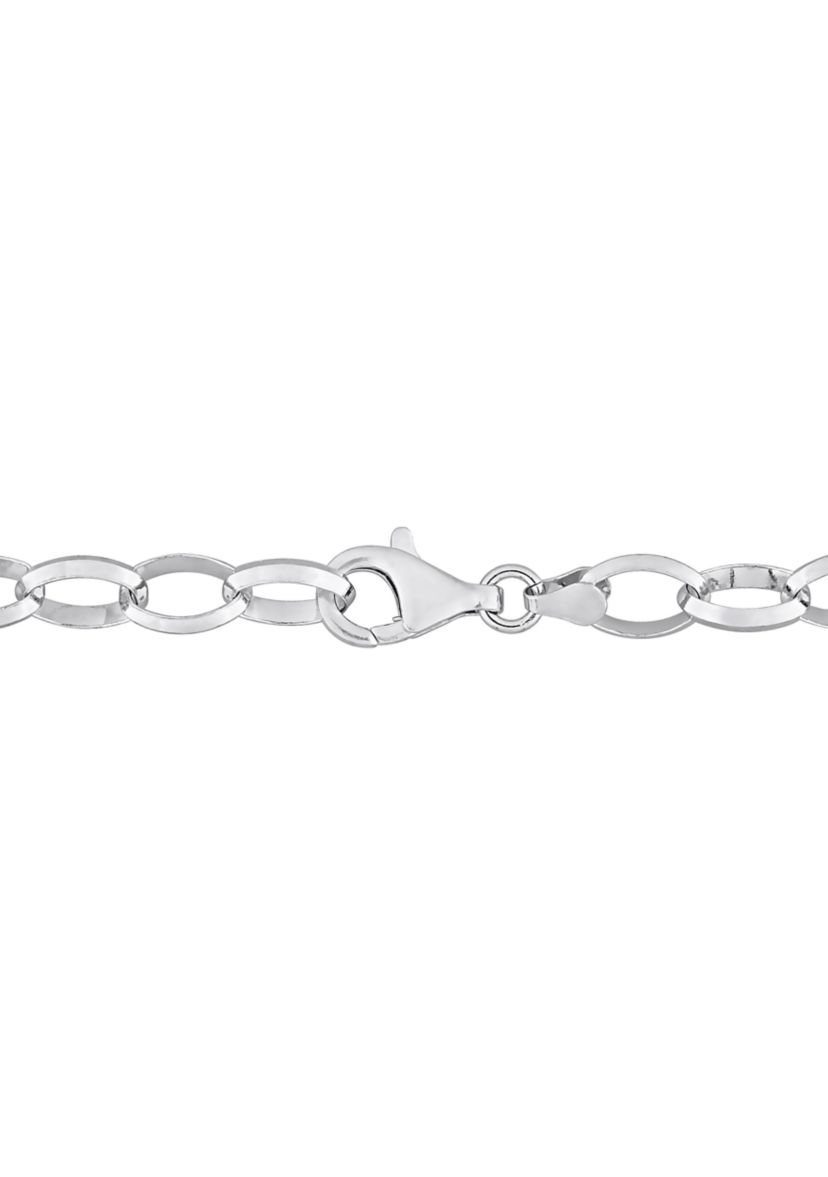 Sterling Silver Rolo Chain Necklace