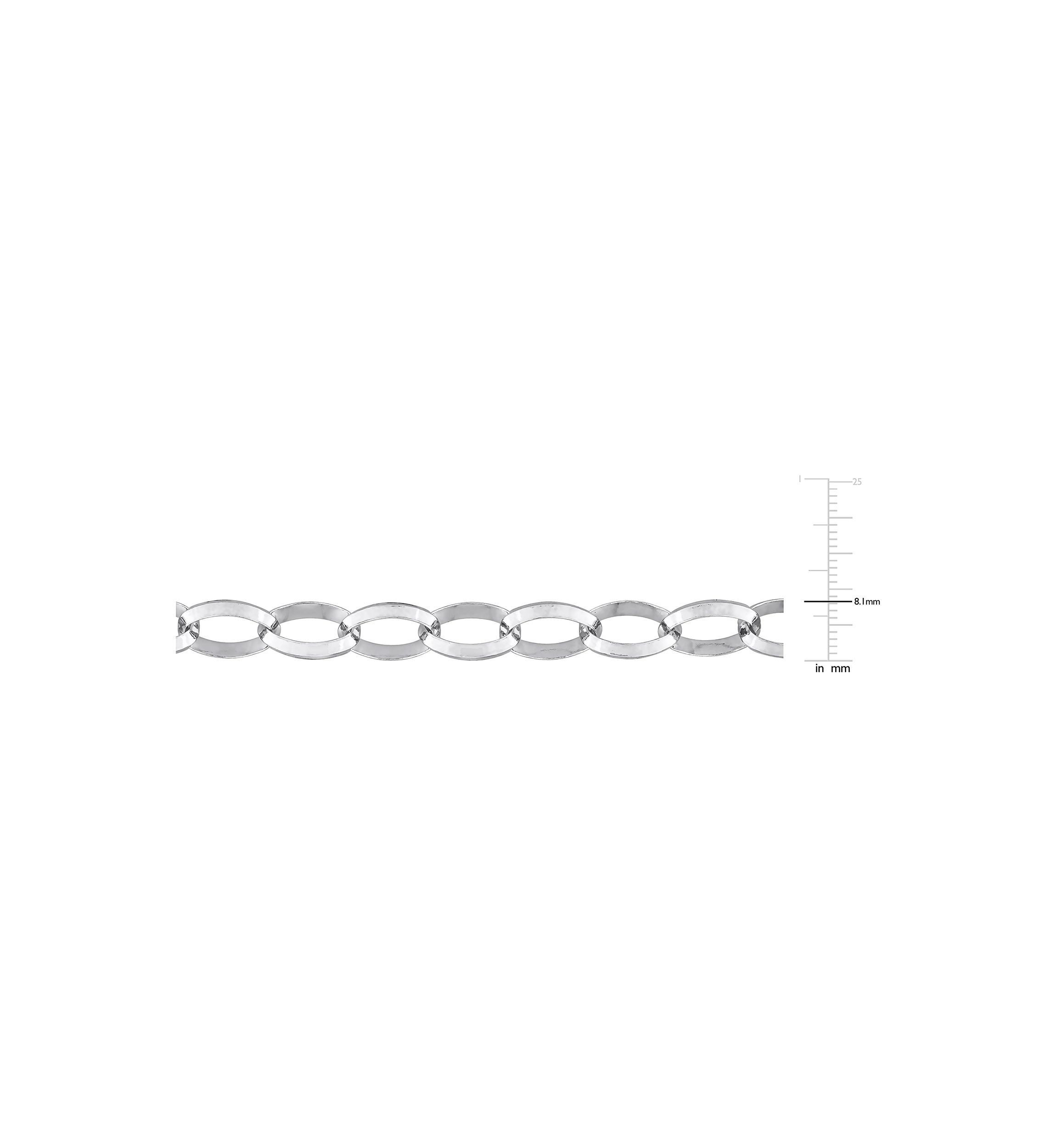 Sterling Silver Rolo Chain Necklace