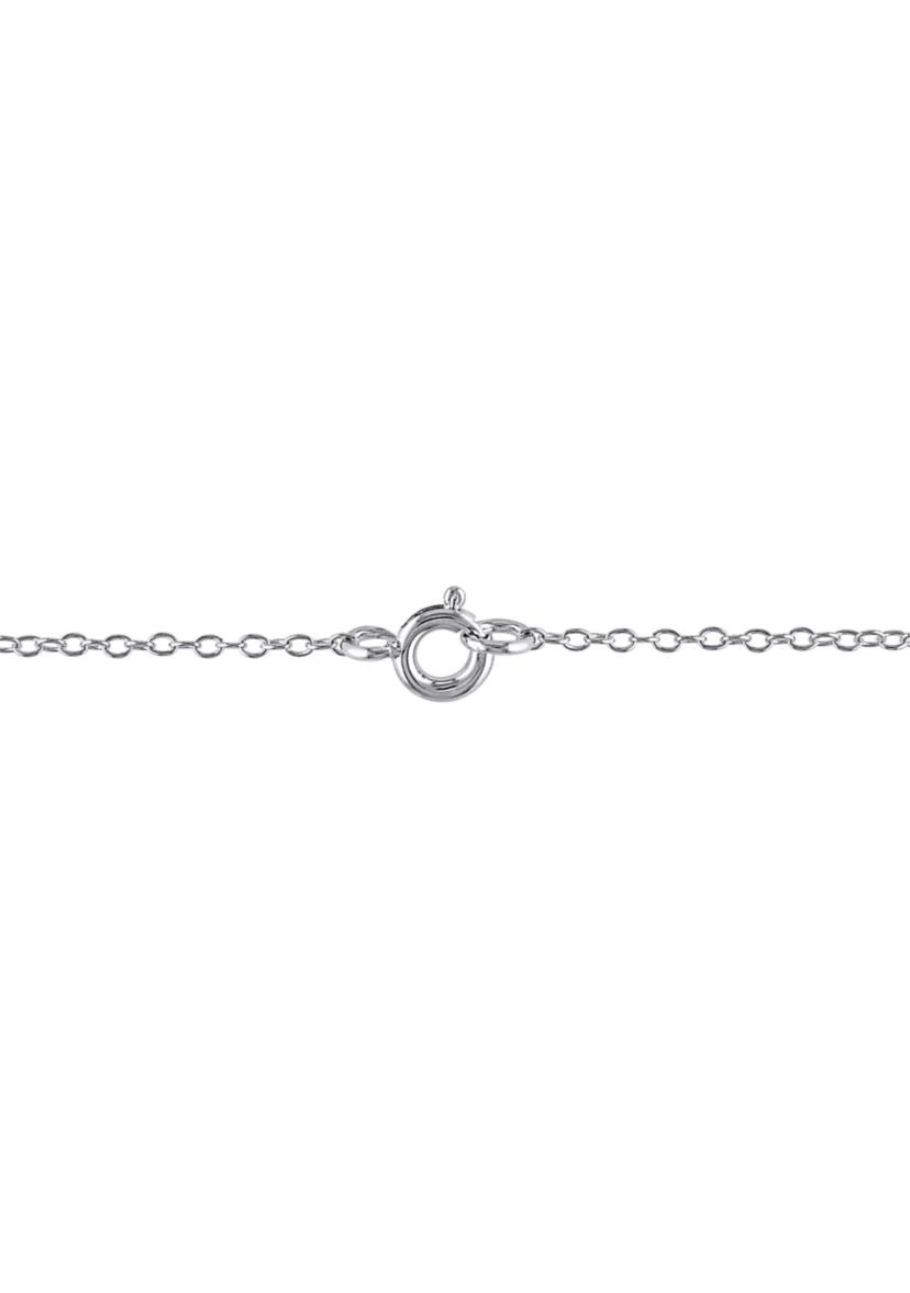 5 CT TGW Green Quartz and Created White Sapphire Teardrop Halo Pendant with Chain in Sterling Silver