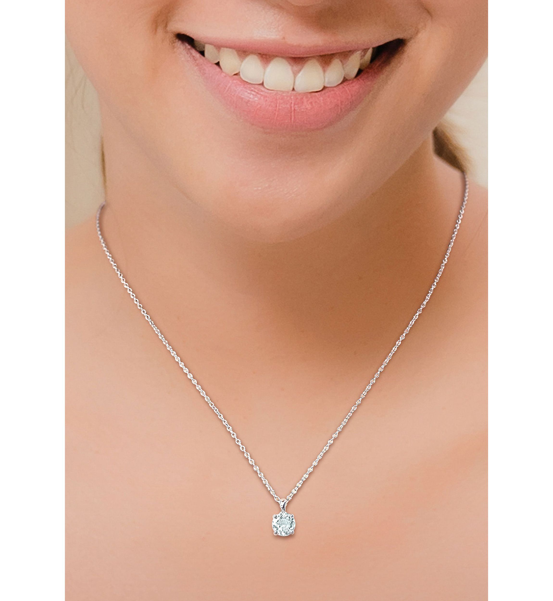3 1/2 CT TGW Aquamarine Solitaire Stud Earring and Pendant with chain Set in Sterling Silver
