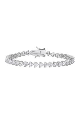 Buy 10k Yellow Gold 2 Row Diamond Tennis Bracelet 8 Inch 14.23ct