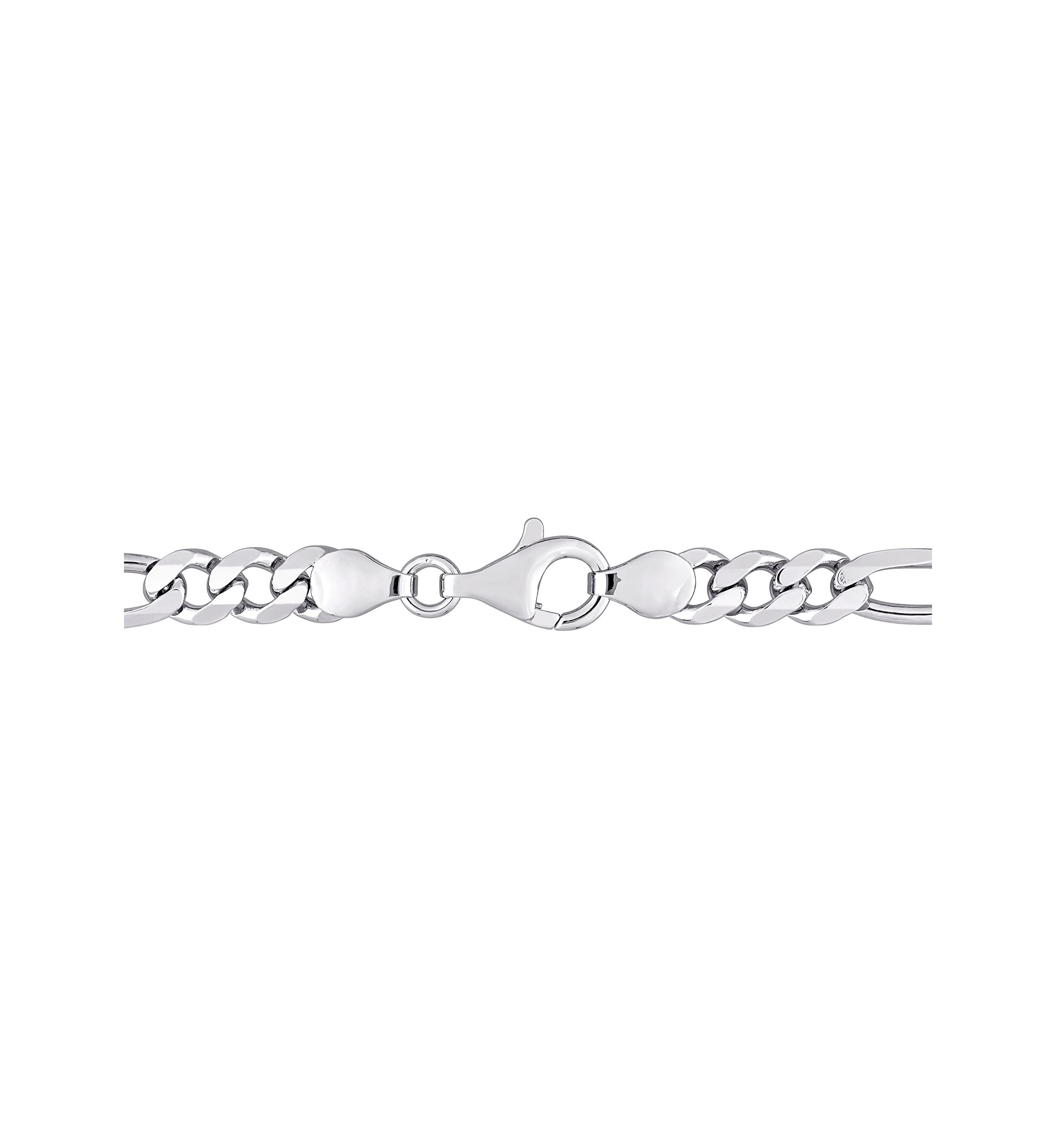 Lab Created 4.70 ct. t.g.w. Created Blue Sapphire Birthstone Link Bracelet in Sterling Silver