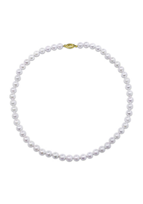 Belk & Co. Cultured Akoya Pearl Strand Necklace