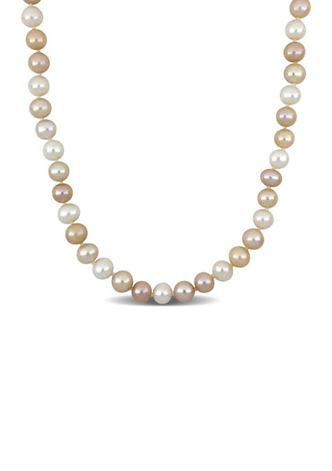 Belk & Co. Multi Colored Cultured Freshwater Pearl