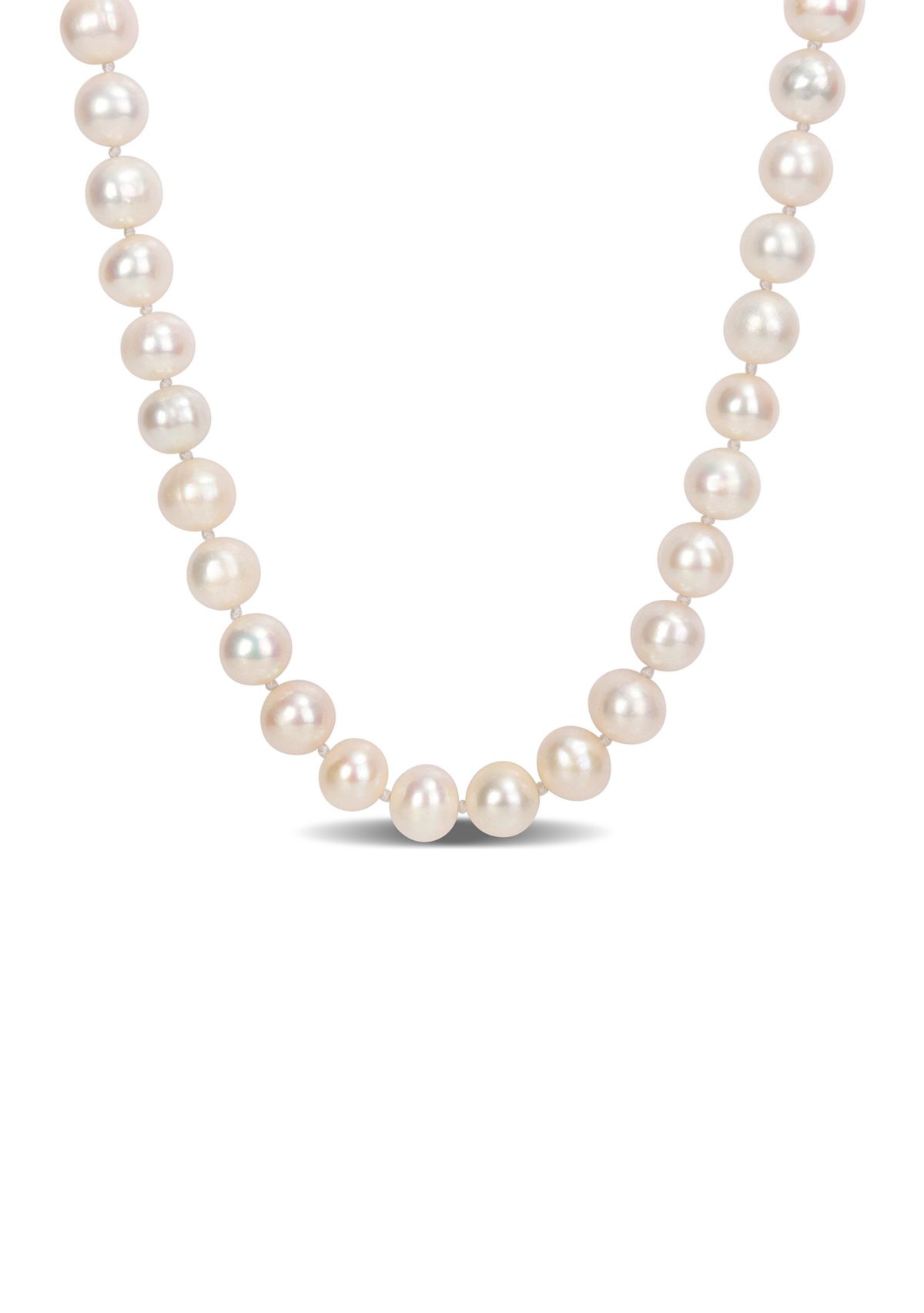 7.5-8MM Freshwater Cultured Pearl Strand Necklace