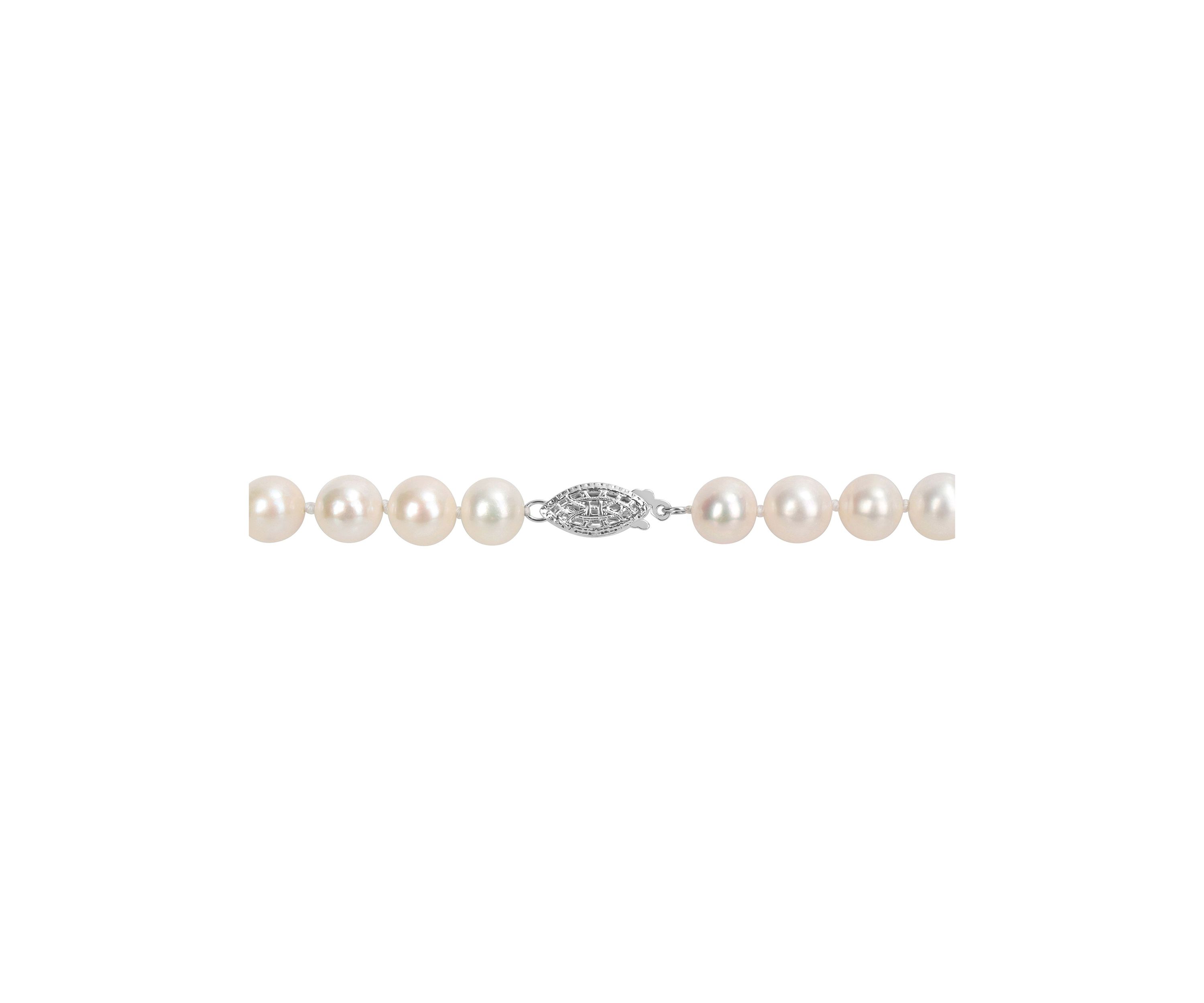 7.5-8MM Freshwater Cultured Pearl Strand Necklace