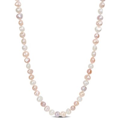 Belk & Co. 8-9 MM Multi-Color Freshwater Cultured Pearl Endless ...