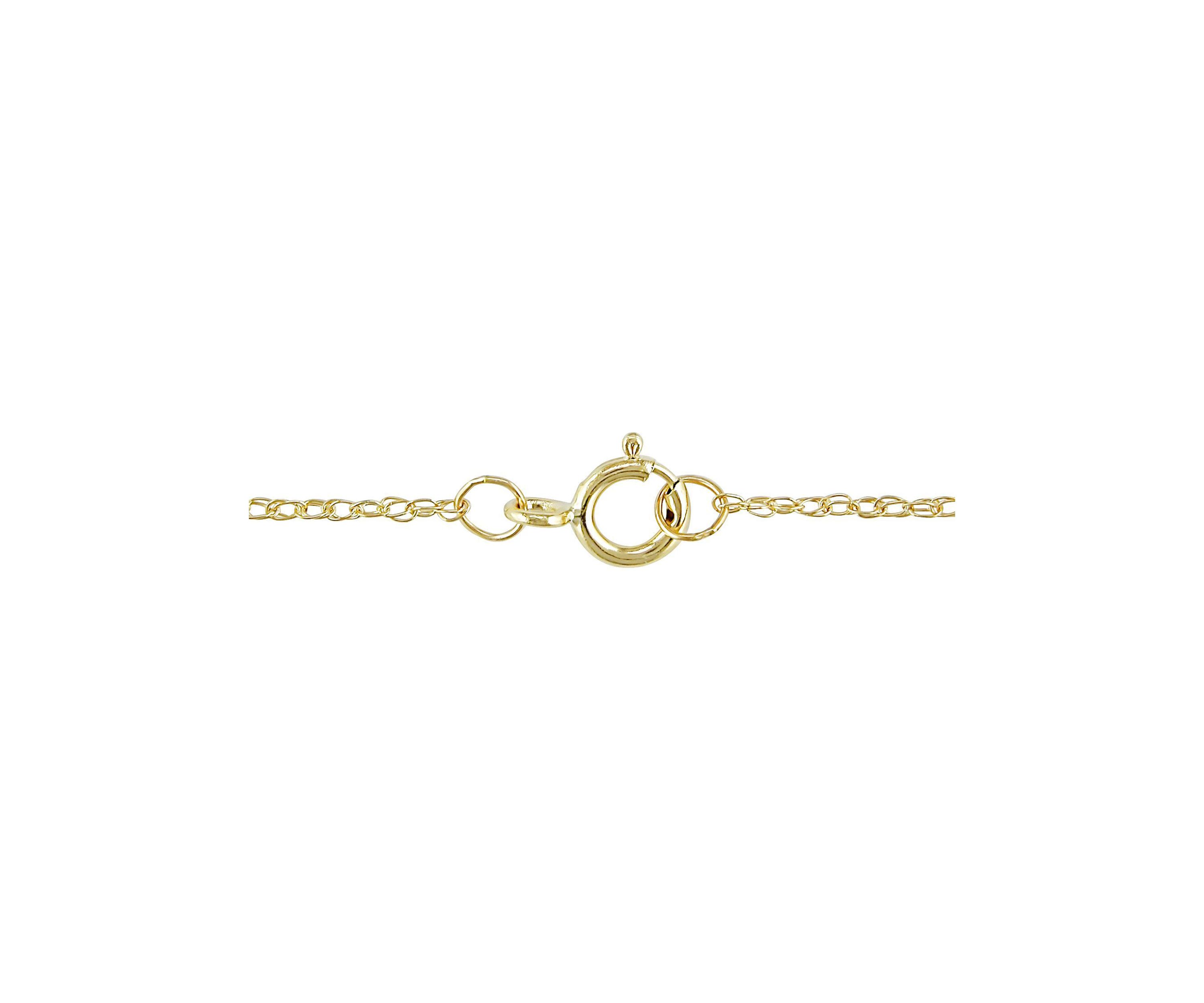 9.5-10mm Cultured Freshwater Pearl Oval Pendant With Chain in 10k Yellow Gold
