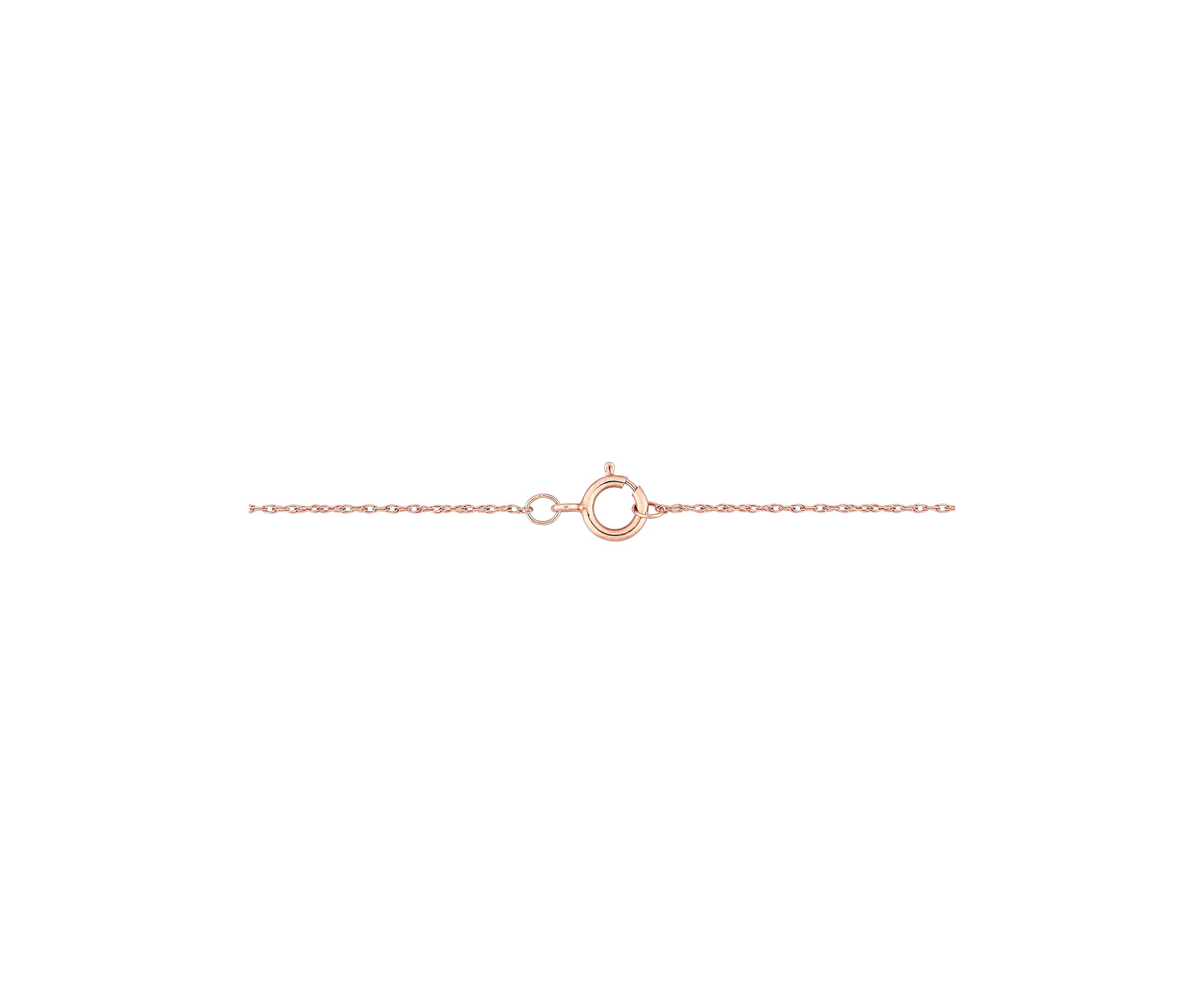 5.5-6mm Freshwater Cultured Pearl Tin-Cup Necklace in 10k Rose Gold