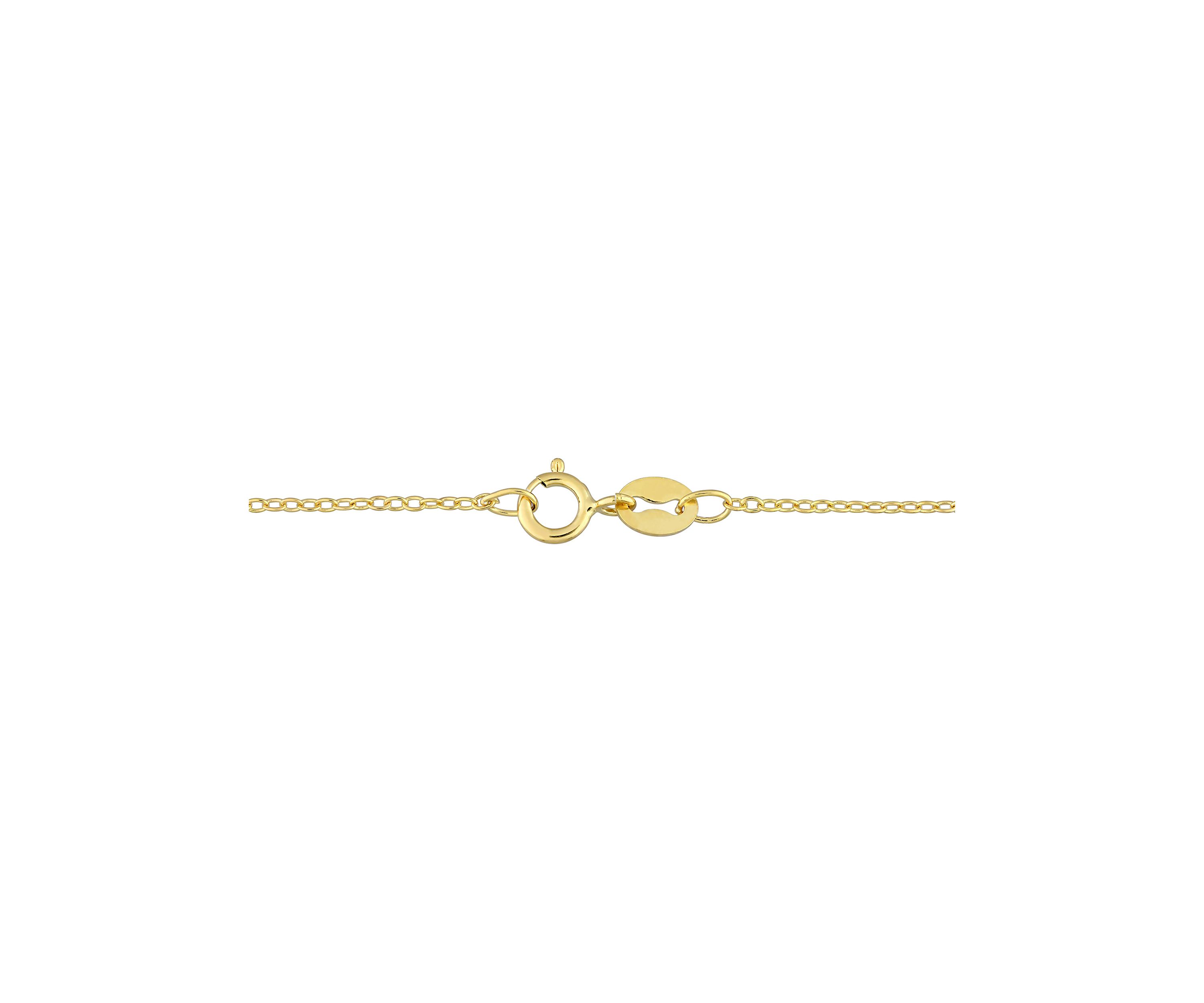 8-9mm Cultured Freshwater Pearl Infinity Lariat Necklace in 18k Yellow Gold Plated Sterling Silver