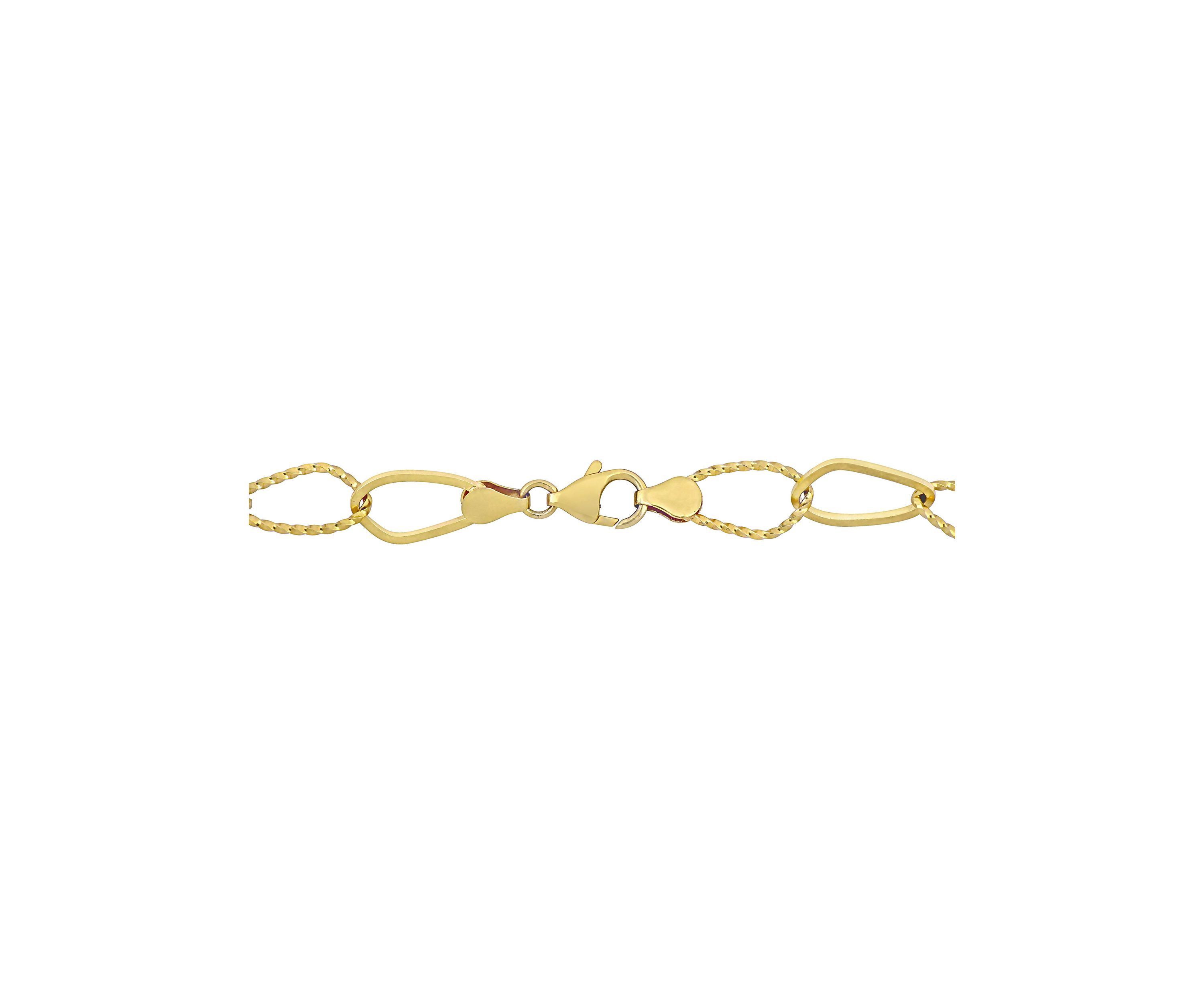 14-15mm Cultured Freshwater Coin Pearl Station Chain Necklace in 18k Yellow Gold Plated Sterling Silver