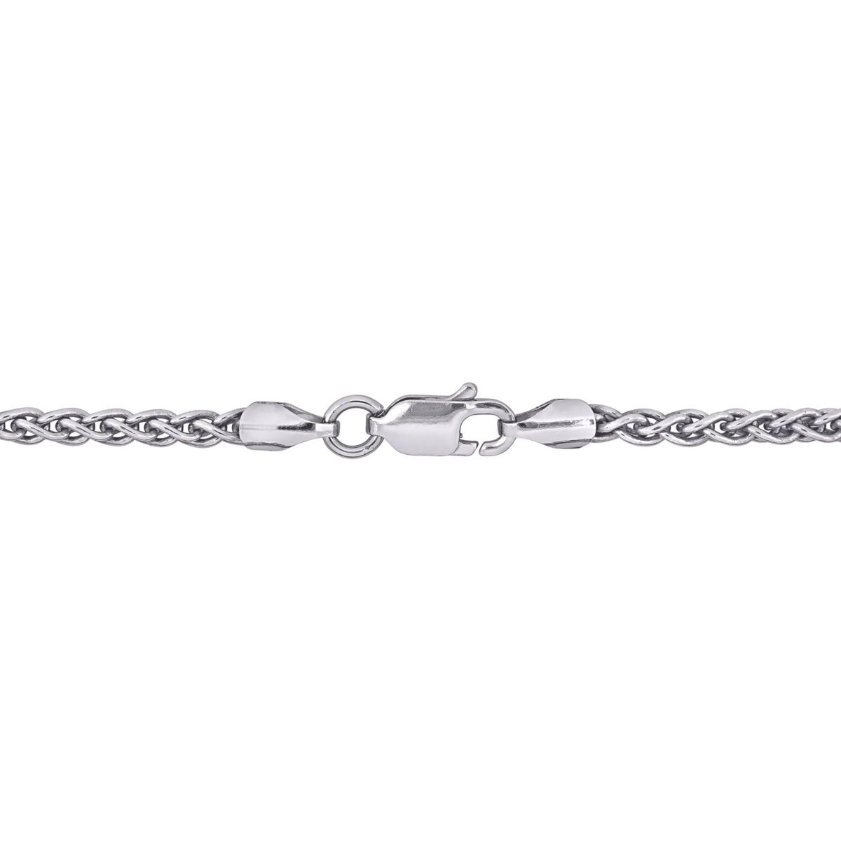 2.5MM Shiny Wheat Chain with Lobster Clasp in Sterling Silver, 18"