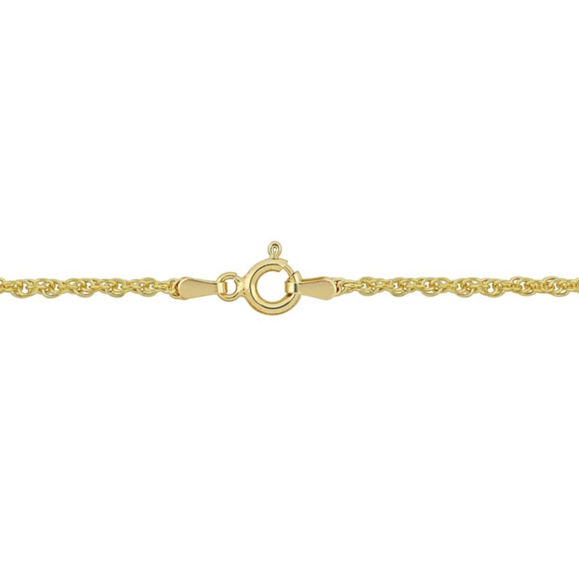 2MM Singapore Chain Necklace in 18k Gold Plated Sterling Silver, 18"
