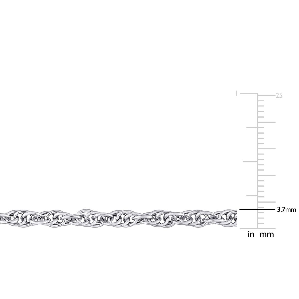 2.2MM Singapore Chain Bracelet in Sterling Silver, 7.5"