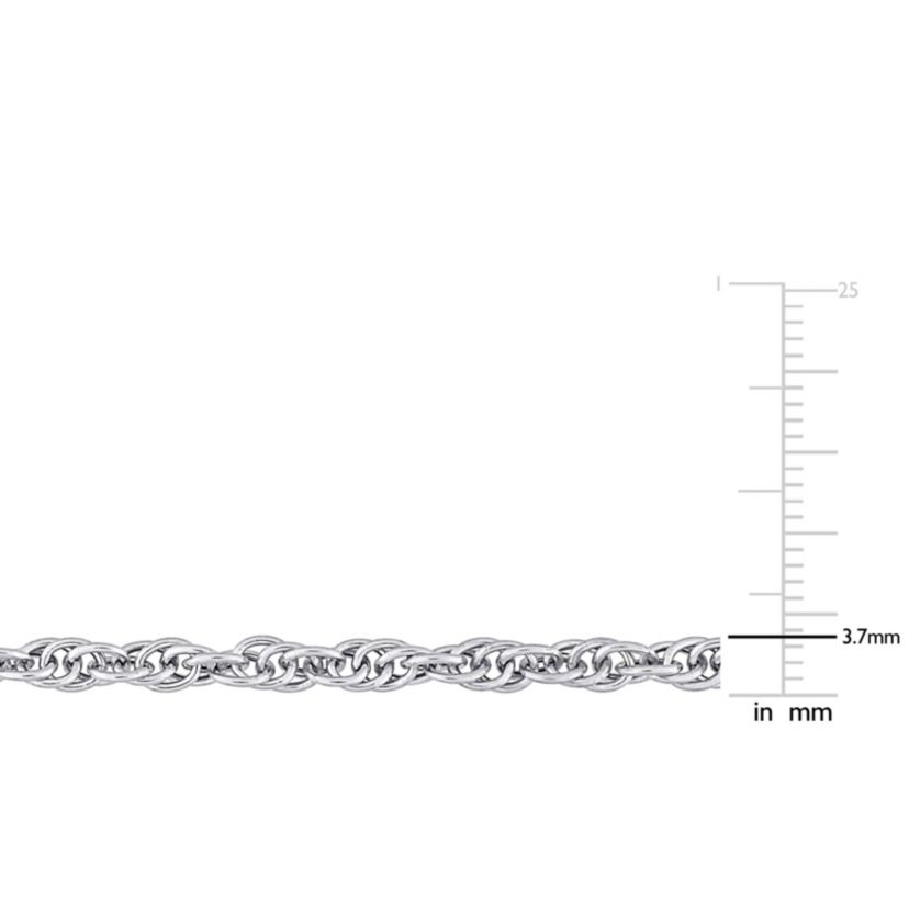 2.2MM Singapore Chain Bracelet in Sterling Silver, 7.5"