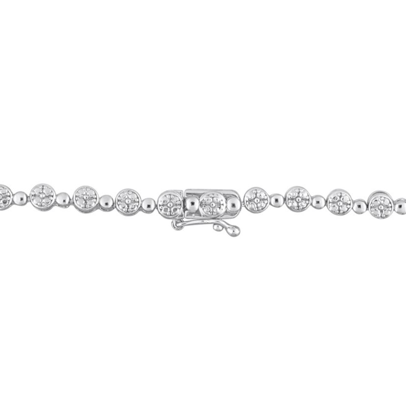 1 CT TW Diamond Necklace in Sterling Silver