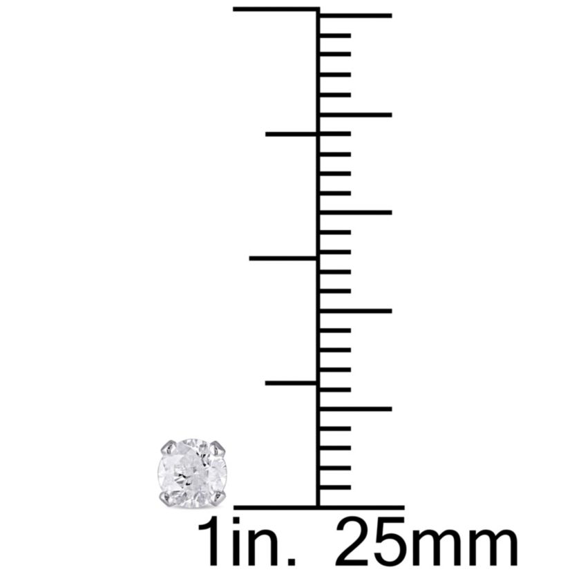 1/3 ct. t.w. Diamond Stud Earrings in 14K White Gold