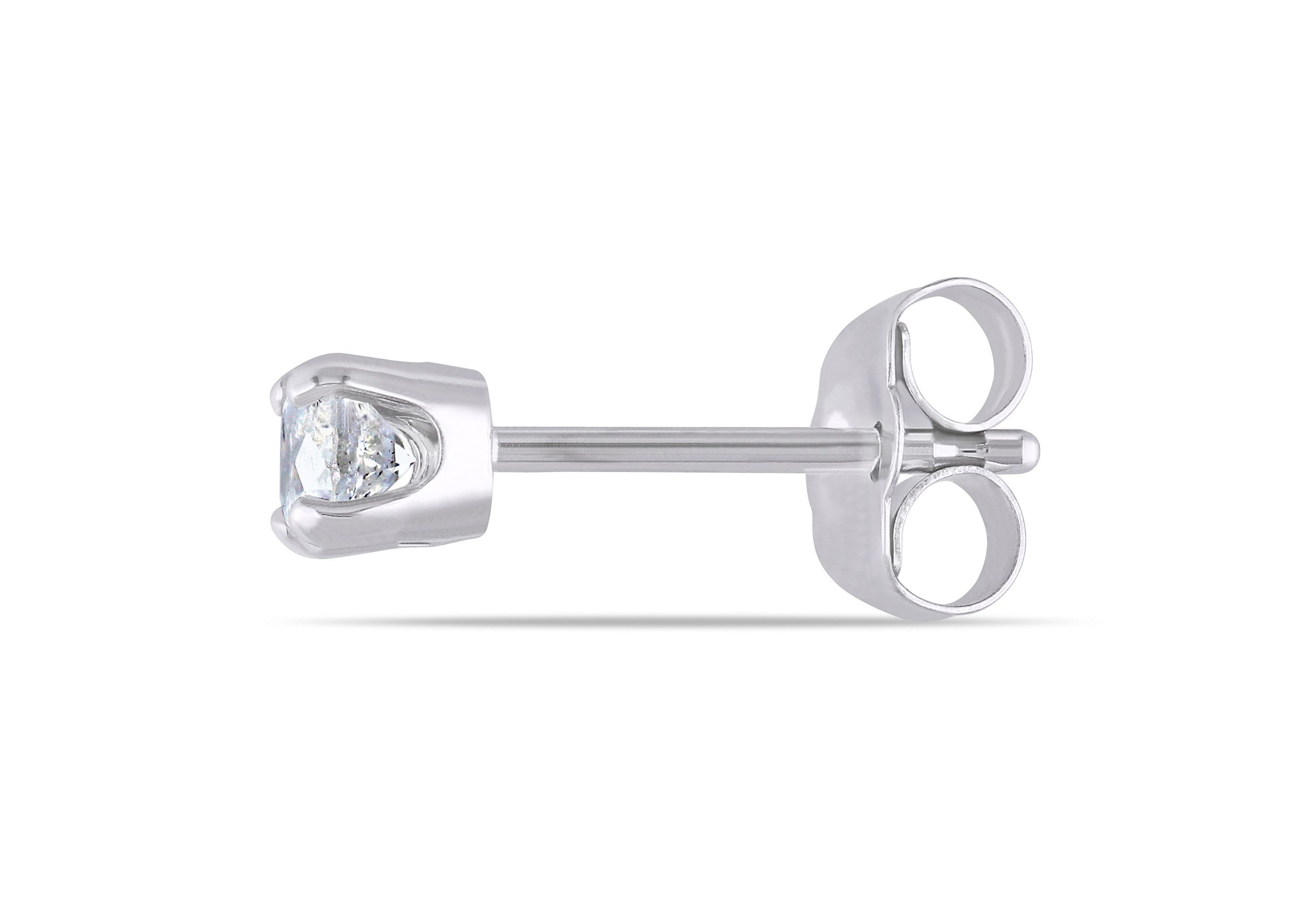 1/3 ct. t.w. Diamond Stud Earrings in 14K White Gold