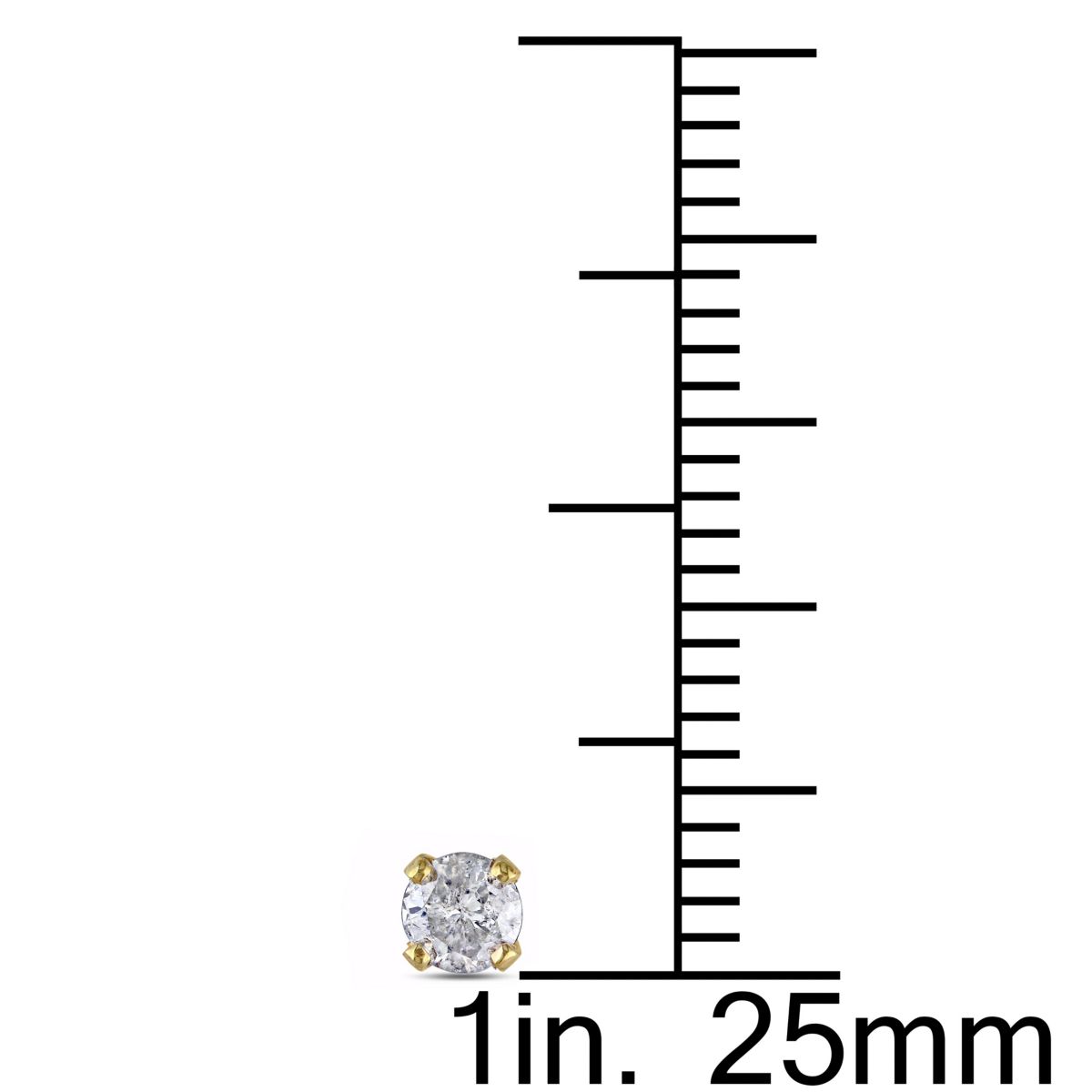 1/4 ct. t.w. Diamond Stud Earrings 10K Yellow Gold