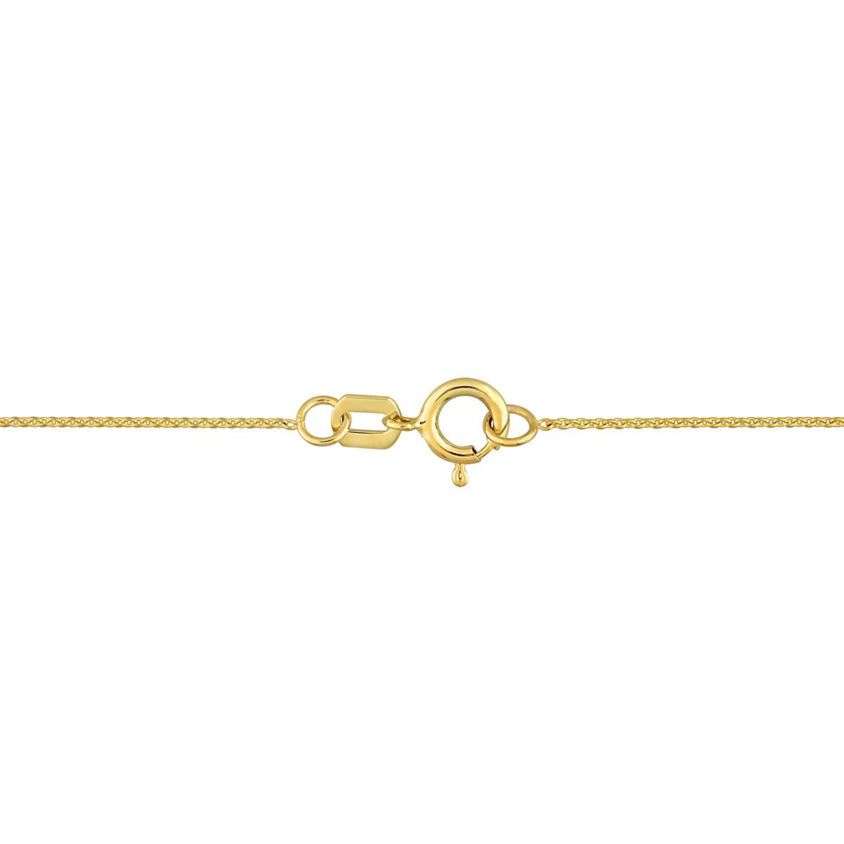 1/6 ct. t.w. Diamond Oval Link Necklace in 10K Yellow Gold