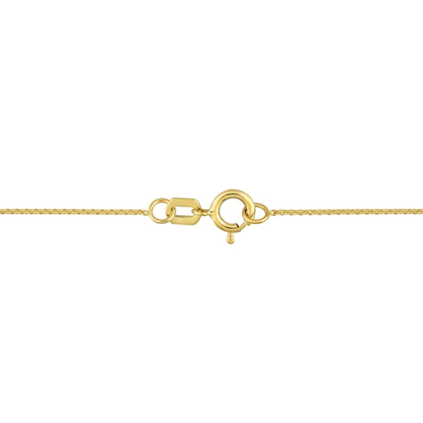1/6 ct. t.w. Diamond Oval Link Necklace in 10K Yellow Gold