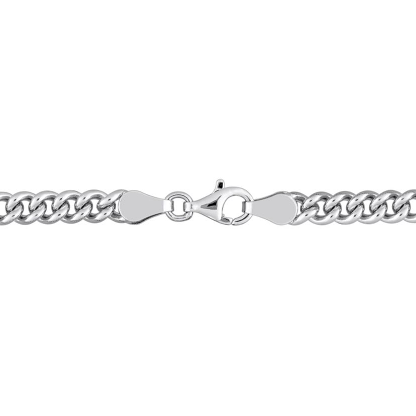 Lab Created 1.62 CT TGW Created Blue Sapphire Bracelet in Sterling Silver