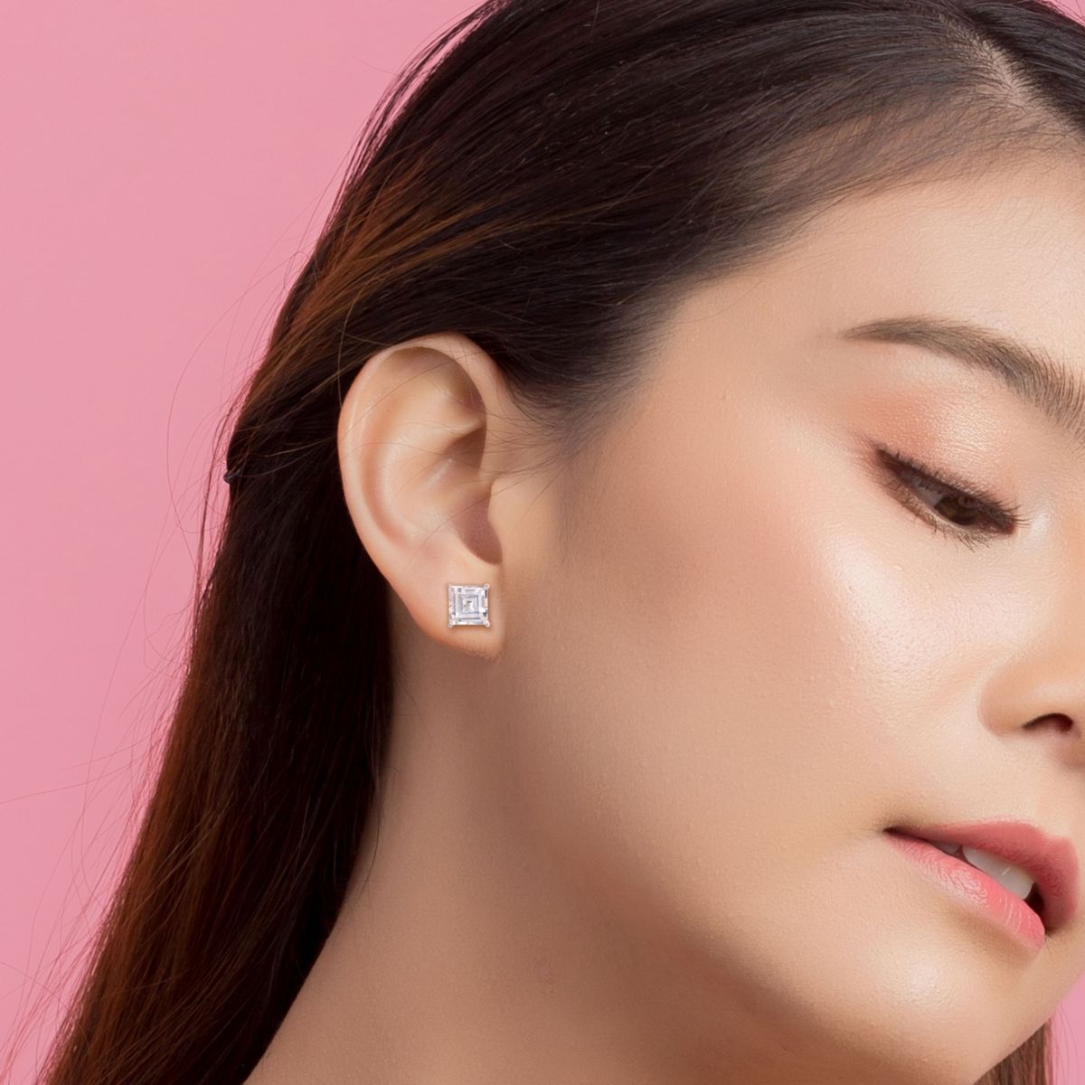 6 CT TGW White Topaz Earrings Silver