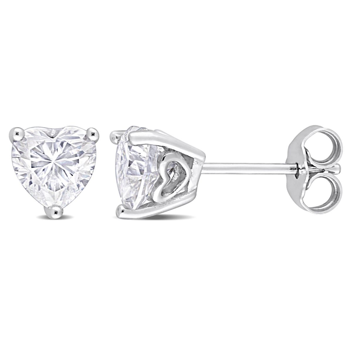 Lab Created 1.5 ct. t.g.w. Created Moissanite Stud Earrings in Sterling Silver