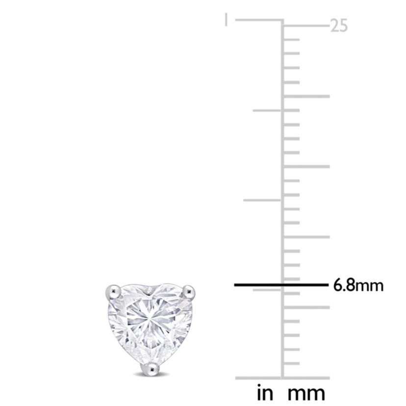 Lab Created 1.5 ct. t.g.w. Created Moissanite Stud Earrings in Sterling Silver