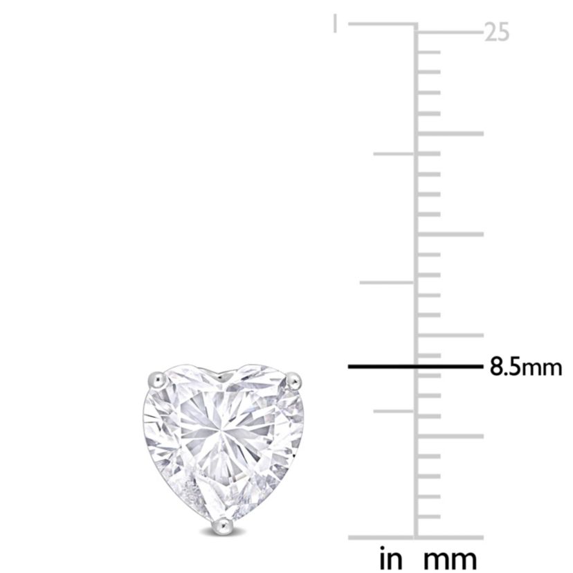 4 ct. t.g.w. Created Moissanite Stud Earrings in Sterling Silver